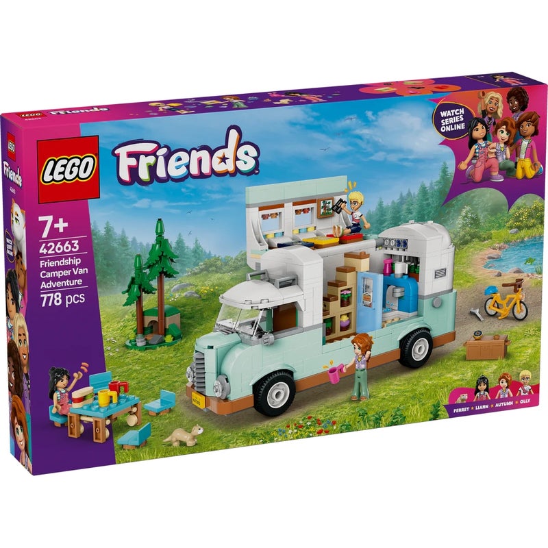 LEGO - Friends Camper Van Adventure 778 Pieces - 42663 - Image 1