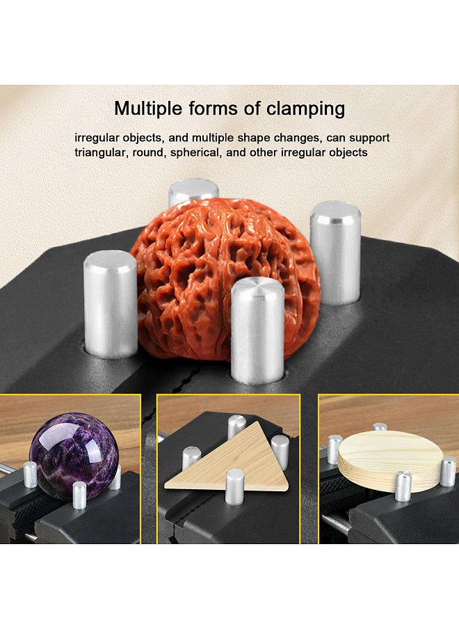 Woodworking Working Table Vise Home Multi-purpose Table Vice ABS Benchscrew Workbench Clamping Tool Grinding Drilling Jig