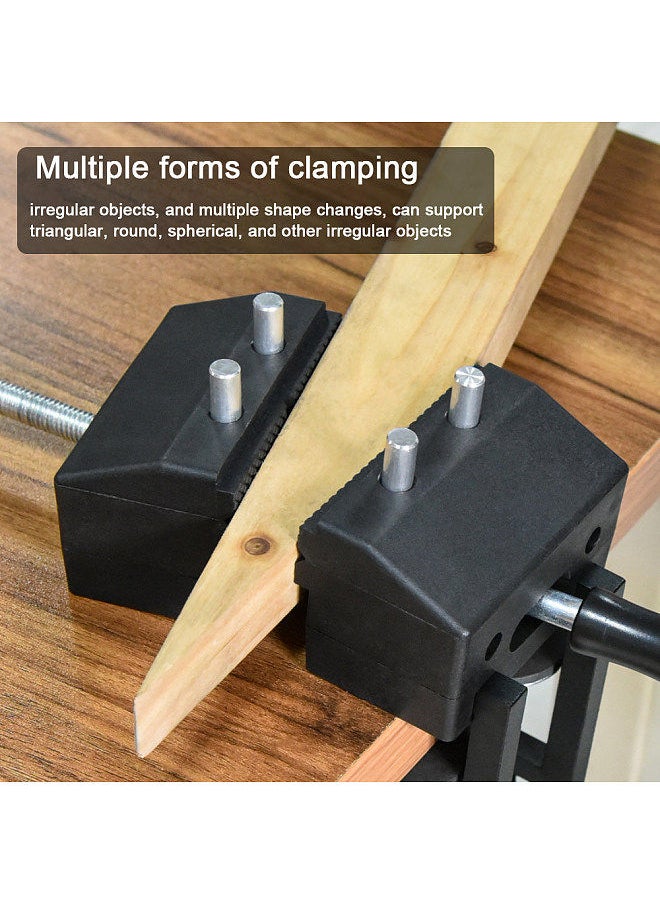 Woodworking Working Table Vise Home Multi-purpose Table Vice ABS Benchscrew Workbench Clamping Tool Grinding Drilling Jig
