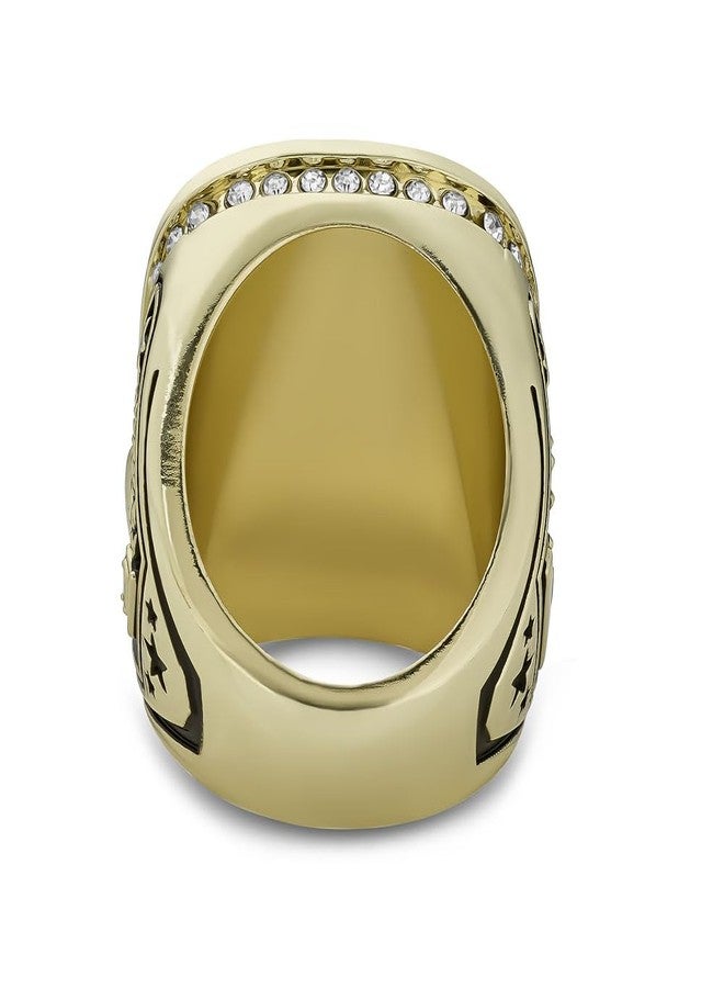 Express Medals Champion Gold Tennis Trophy Ring Award Gift Prize with Display Neck Chain and Stand Championship Rings - Image 5