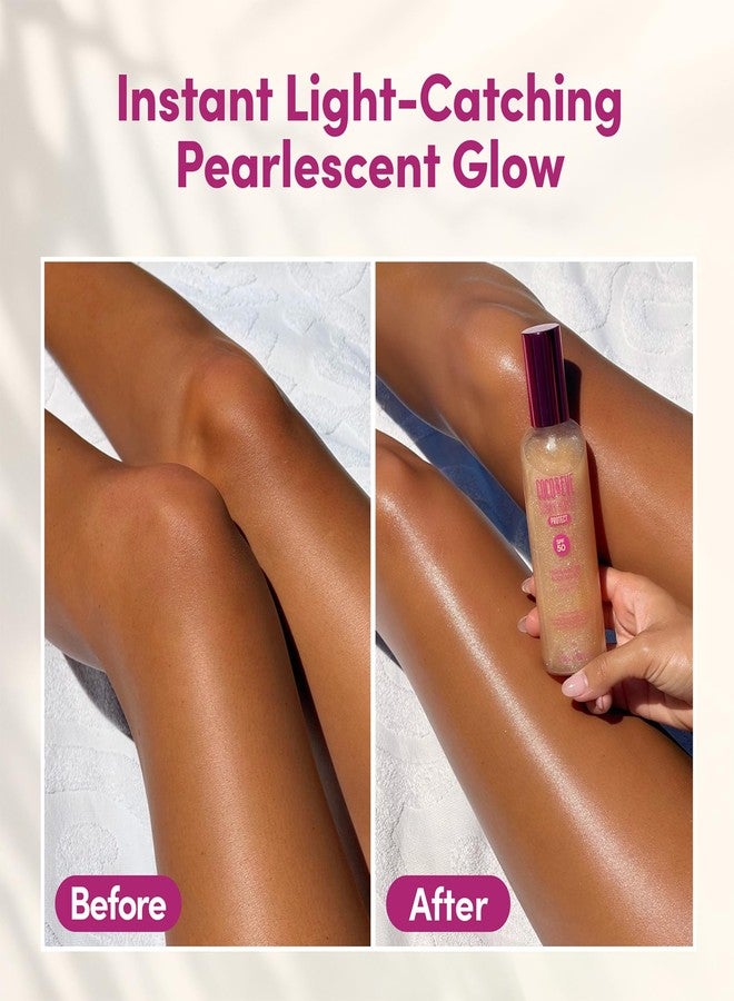 Coco & Eve Body Highlighter SPF 50 - Shimmer Sunscreen - 5.07 fl oz - Image 3