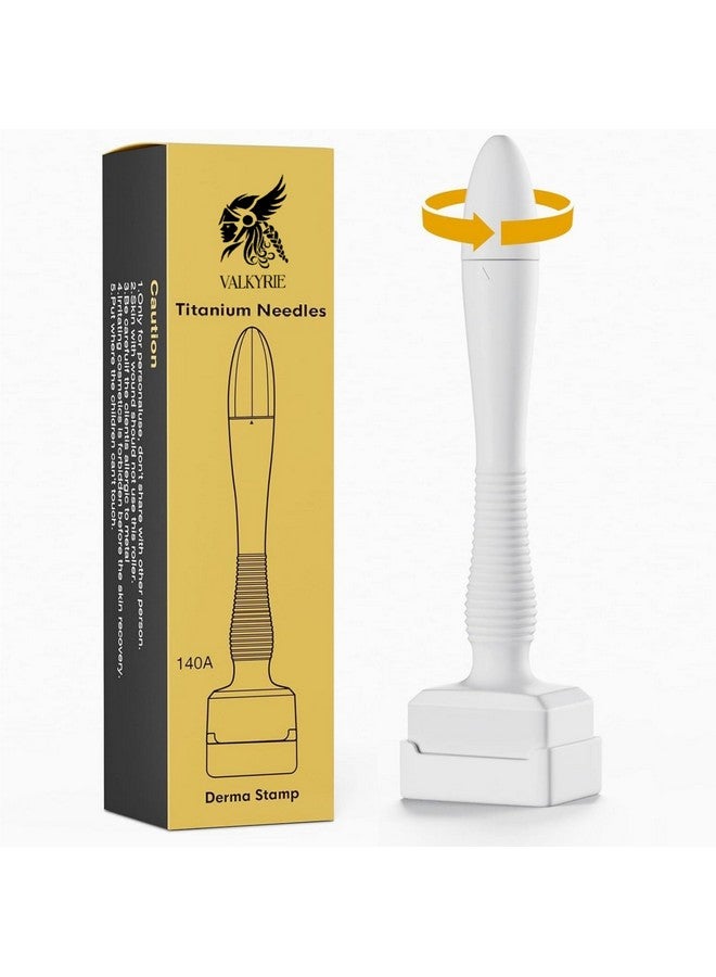 VALKYRIE Beauty Derma Stamp Pen for Face and Body, Derma Microneedling Roller Pen for Beard | Derma Roller Stamp 0.25mm For Men and Women - Image 1