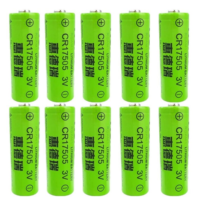 10pcs 3V 2800mAh CR17505 Lithium PLC Industrial Control Battery Non Rechargeable - Image 2