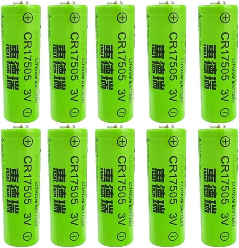 10pcs 3V 2800mAh CR17505 Lithium PLC Industrial Control Battery Non Rechargeable - Image 1
