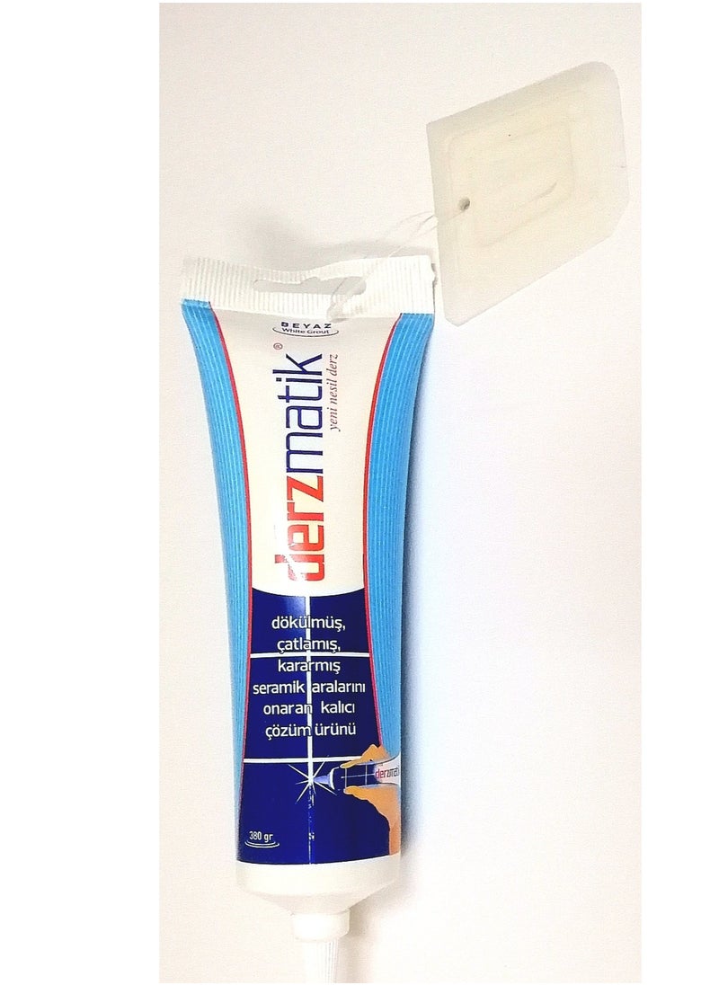 Generic Professional White Glue Paste, 380g, for preventing leakage between ceramic tiles, mosaic, marble, porcelain and anti-mildew  - Image 1