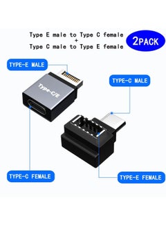 Y&D SYOSI 2Pcs USB 3.1 Type-E to Type-C Extension Adapter, Male Port Female & (10 Gbit/s)  - Image 2