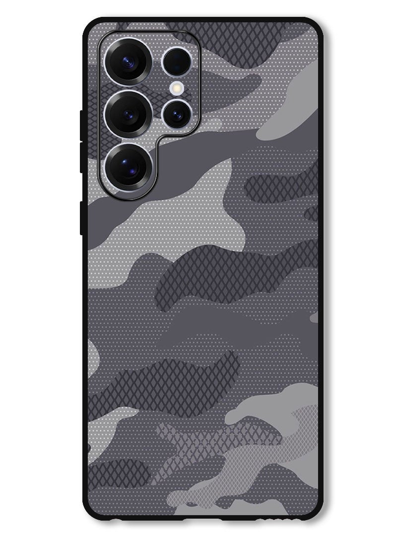 Theodor Protective Case Anti Scratch Shock Proof Bumper Cover For Samsung Galaxy S25 Ultra Camouflage - Image 1