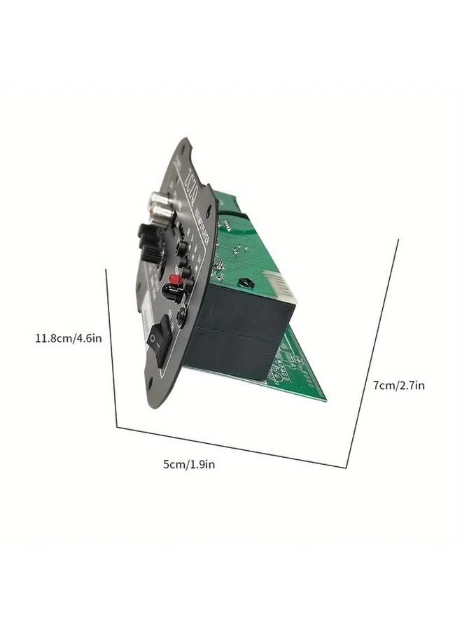 لوحة مضخم صوت سيارة 12 فولت أسود 300 واط ذات حساسية عالية فئة أ ب - Image 3