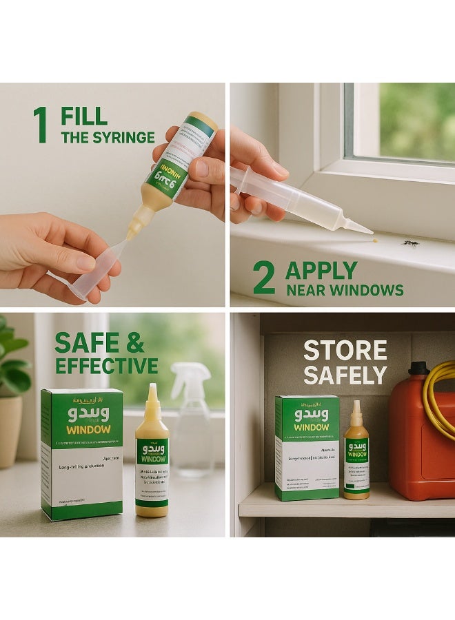 Window Pest Control Gel – Effective Roach Killer with Attractant, Ready-to-Use Insecticide Bait - Image 4