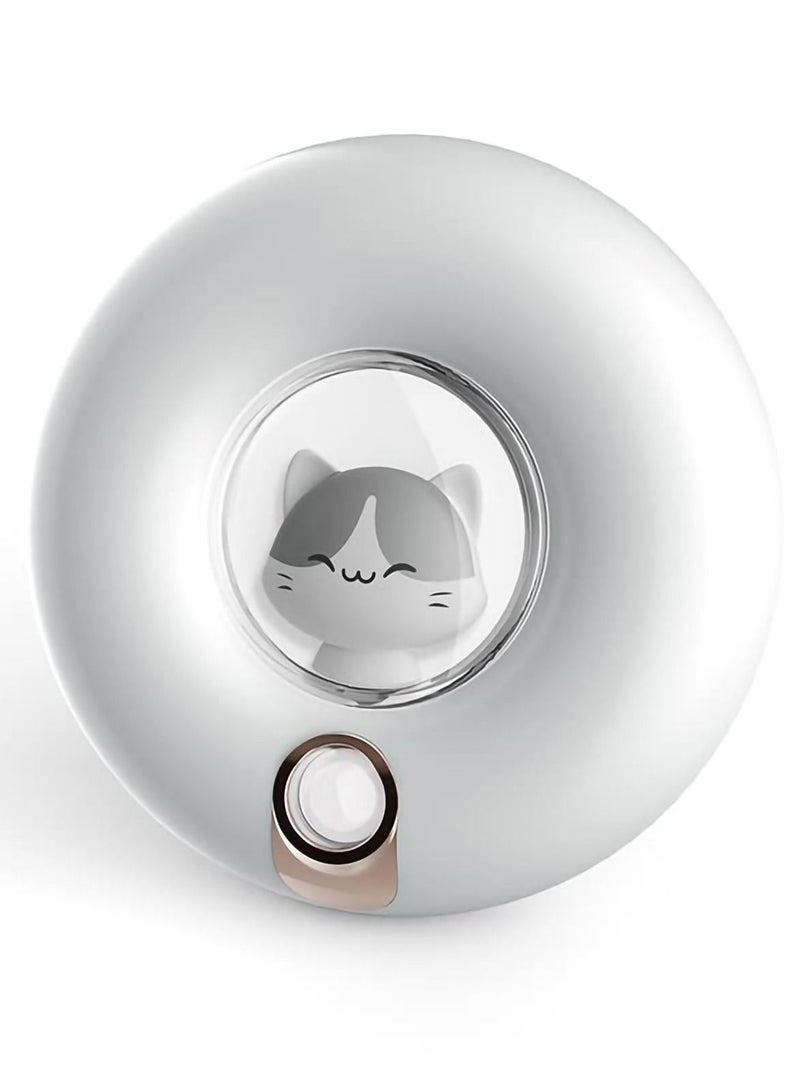 NIBEMINENT Rechargeable Motion Sensor Night Light Magnetic Nightlights Adjustable Brightness Cat Lamp for Kids Room - Image 1