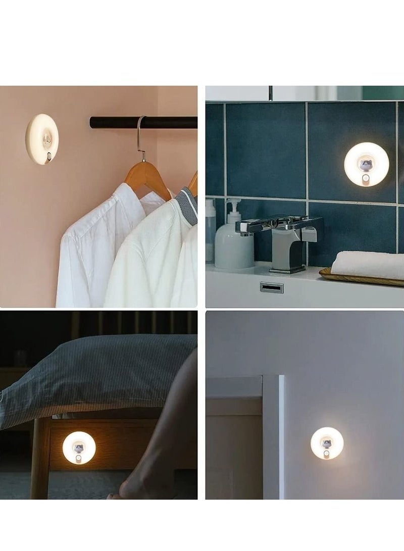 NIBEMINENT Rechargeable Motion Sensor Night Light Magnetic Nightlights Adjustable Brightness Cat Lamp for Kids Room - Image 4