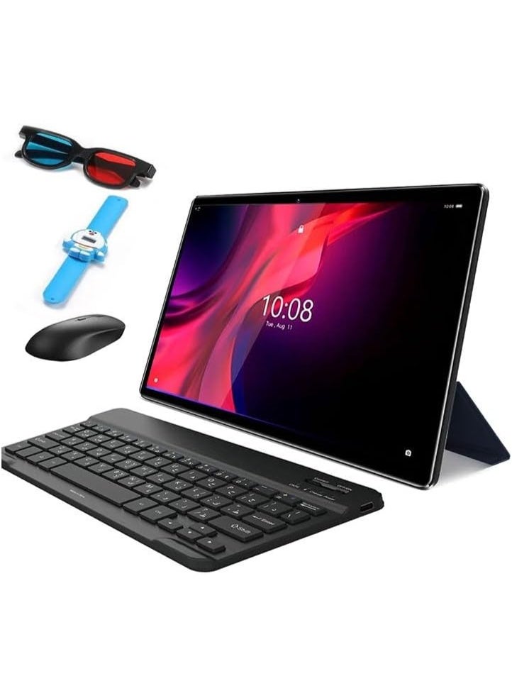 AirTab U25 Pro 10.1" Android 15 Tablet, FHD Screen, 16GB RAM, 1TB Storage, Arabic Keyboard - Image 1