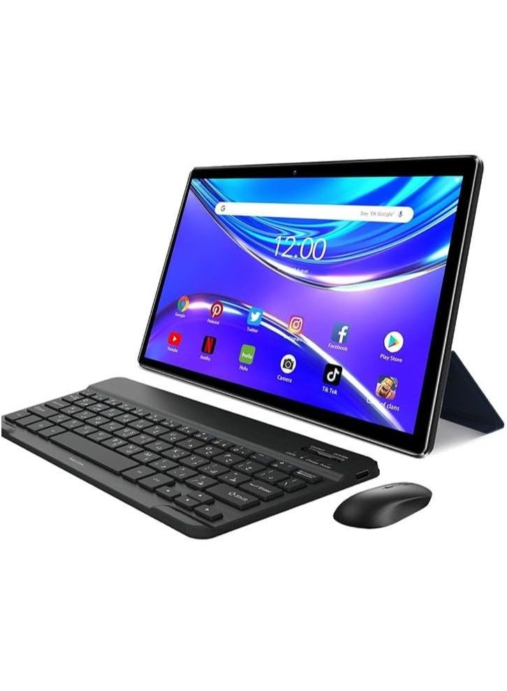 AirTab U25 Pro 10.1" Android 15 Tablet, FHD Screen, 16GB RAM, 1TB Storage, Arabic Keyboard - Image 2