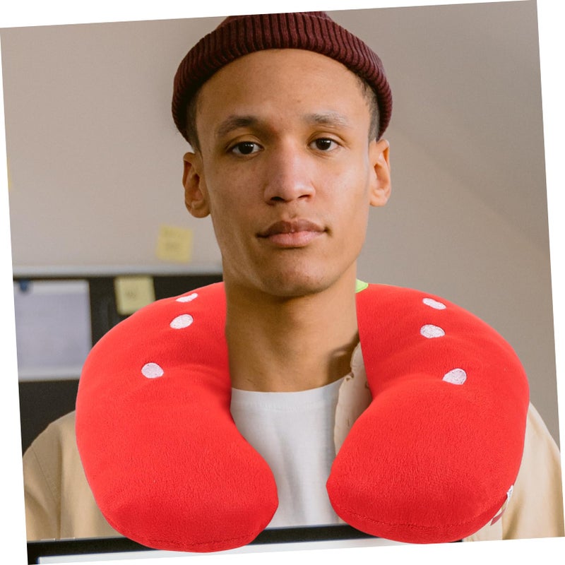 Cartoon U Shaped Travel Pillow Soft Lightweight Neck Support for Airplane Home Office - Image 4