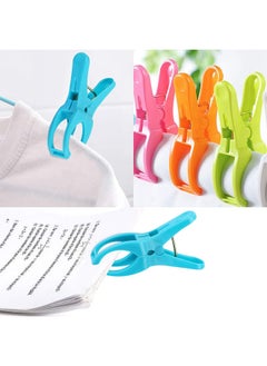 Depend 5PCS Beach Towel Clips Super Jumbo Plastic Chair Clip Holder For Pool Lounger - Large Quilt Clothes Pegs Hanging Clamps To Stop Towels Blowing Away  - Image 5