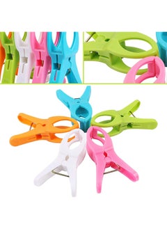 Depend 5PCS Beach Towel Clips Super Jumbo Plastic Chair Clip Holder For Pool Lounger - Large Quilt Clothes Pegs Hanging Clamps To Stop Towels Blowing Away  - Image 3