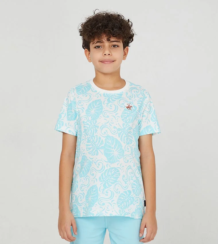 Beverly Hills Polo Club Printed Short Sleeves T-Shirt