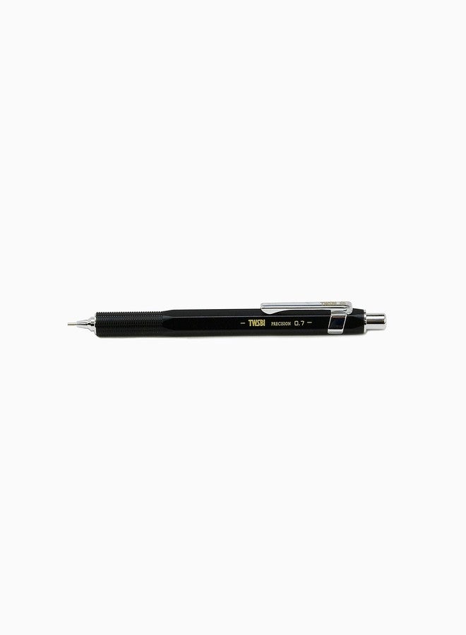 TWSBI Precision Mechanical Pencil Black 0.7mm Retractable Tip - Image 1