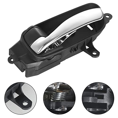 BINWUHI Front Rear Left Driver Side Interior Door Handle Compatible with Nissan Altima Pathfinder 2013-2017 Titan 2015 2017 Titan XD 2016-2017 Murano 2015-2017 Replaces 80671-3TA0D 80671-3TA0A - Image 3