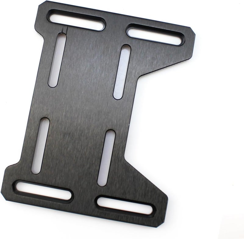 ANP PUAUTO Aluminum Adjustable Engine Mounting Bracket for 4 Stroke Engines - Black - Image 2