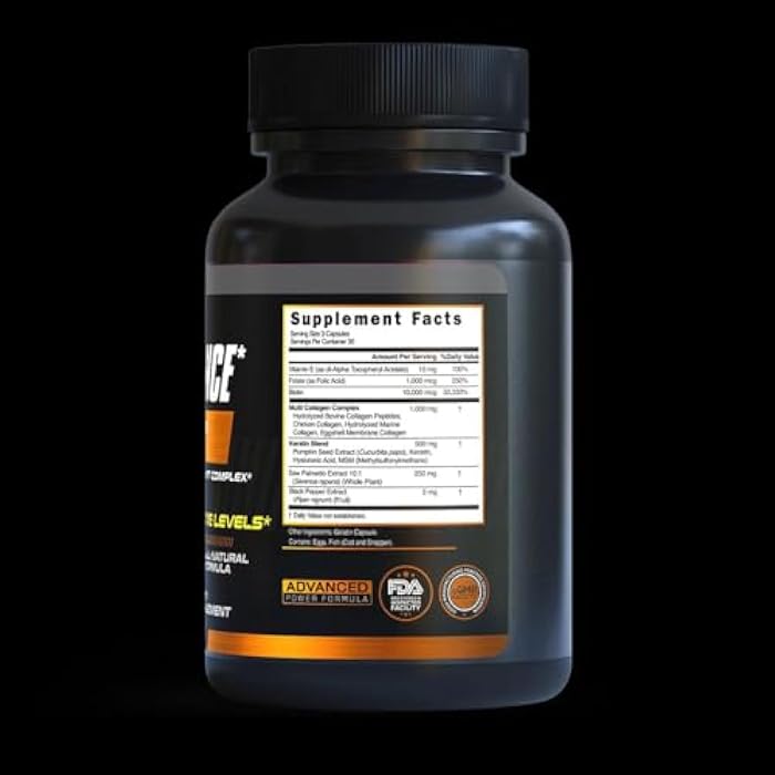 PrimeGENIX – DHT Blocker for Men – Advanced DHT Balance Hair Growth Supplement with Saw Palmetto & Biotin – Perfect Support for Hair Density, Follicles & a Healthy Scalp | 90 Capsules - Image 3