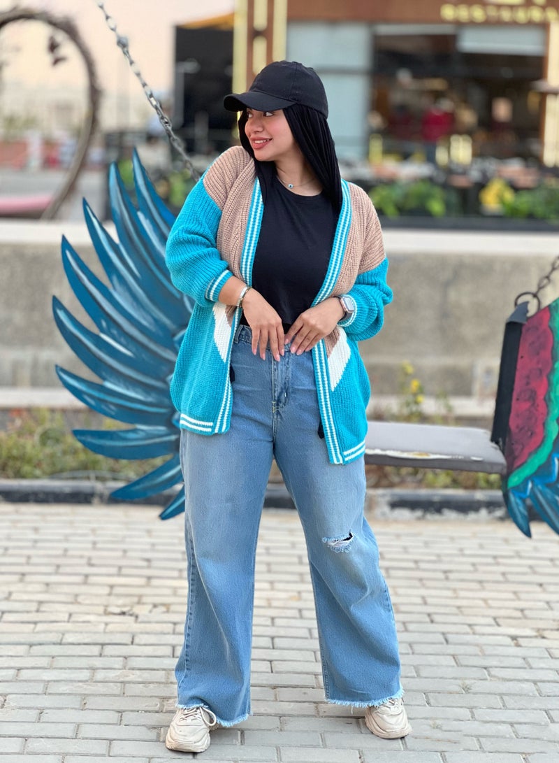 Puritopia Open Multicolor Trico Jacket - Image 1
