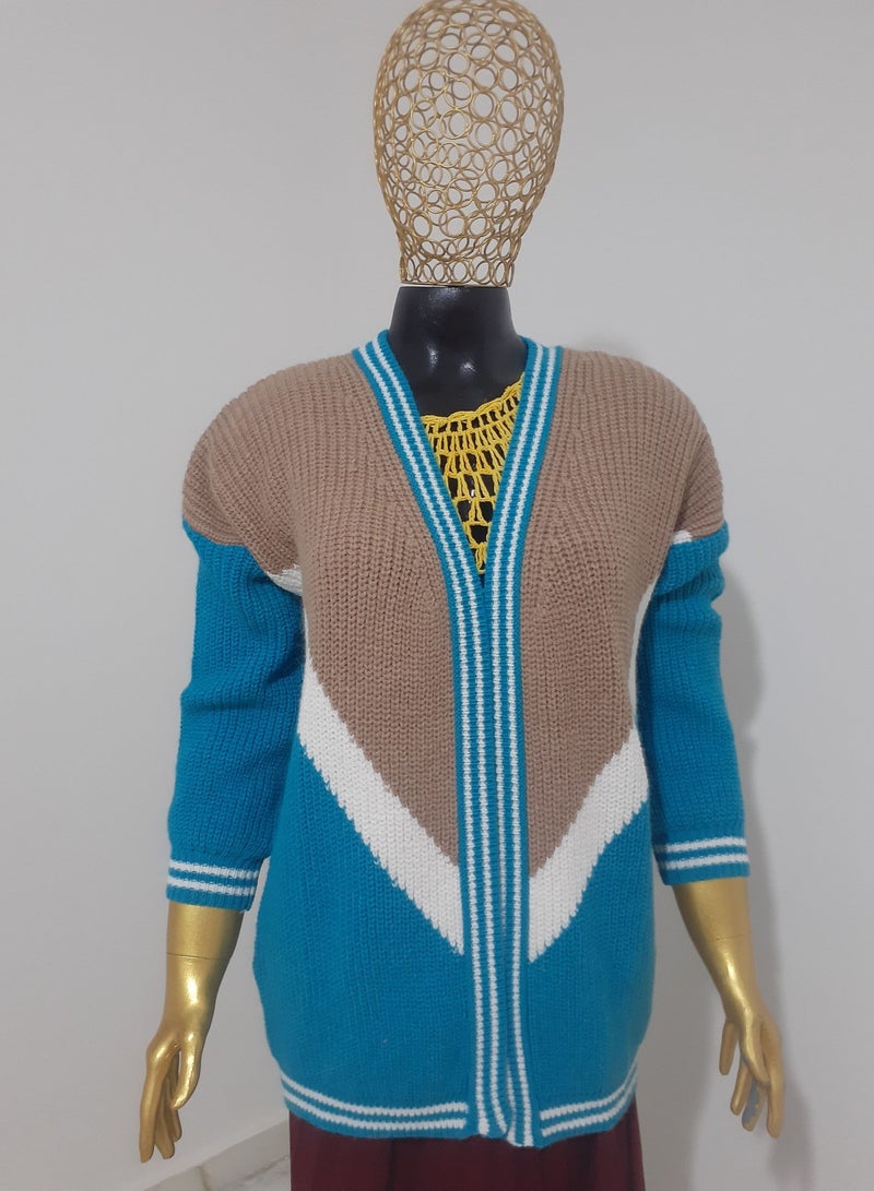 Puritopia Open Multicolor Trico Jacket - Image 3