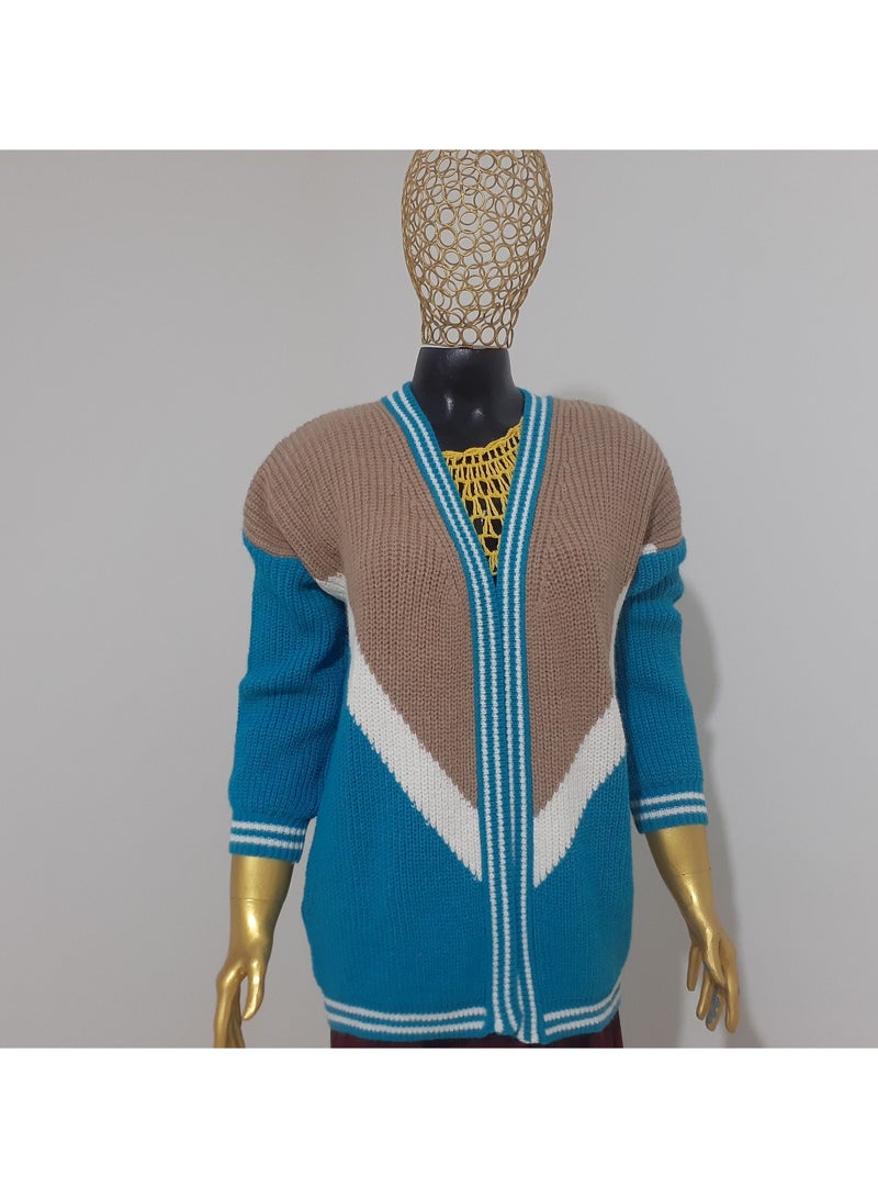 Puritopia Open Multicolor Trico Jacket - Image 4