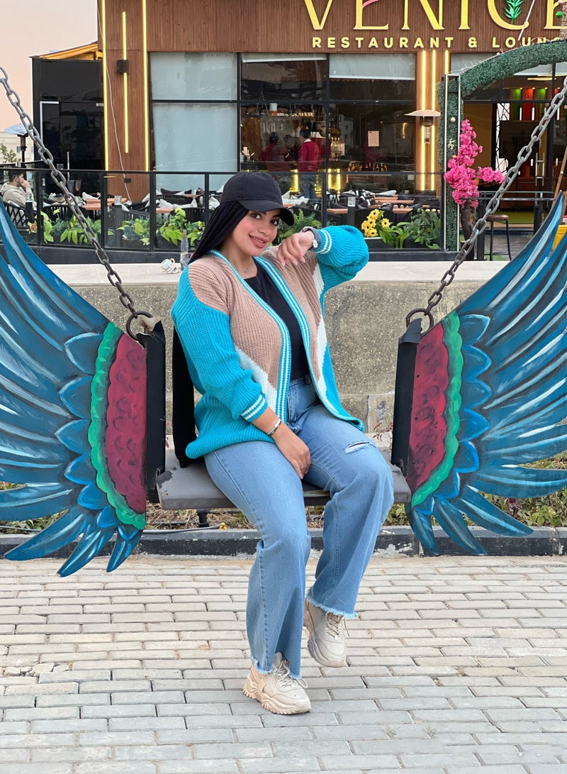 Puritopia Open Multicolor Trico Jacket - Image 2