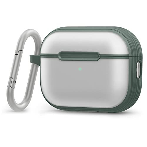 CYRILL Spigen Color Brick AirPods Pro 2 Case Cover Compatible with Apple AirPods Pro 2 Clear Case, Protective and Water Resistant (2022) - Kale - Image 1