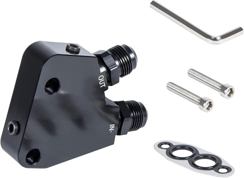 YMT Engine Oil Cooler Adapter Kit for Corvette C5 C6 C7 (1997-2019) and GM LS Engines - Image 4