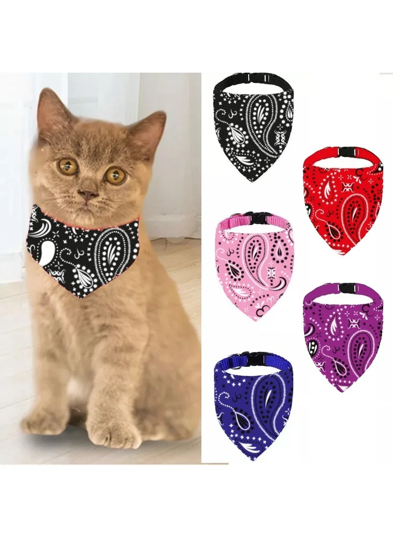 Tineke Pet Cat Collar Collar Apron Scarf No 230 Black