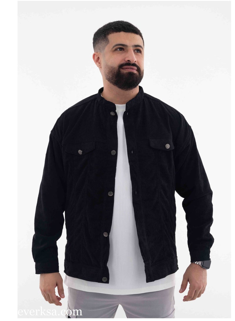 Men's Black Jacket - pzsku/Z06712B1B90A1C368C5DFZ/45/_/1735486010/01200b01-e0b7-49e6-b7b5-32169b345977