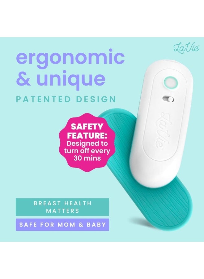 Lavie لافي إكسبيرت موصى به مدلك الرضاعة، تدفئة، دعم الرضاعة الطبيعية للأنابيب المسدودة، التهاب الثدي، تحسين تدفق الحليب، احتقان، درجة طبية (تقنية مسجلة) - Image 3