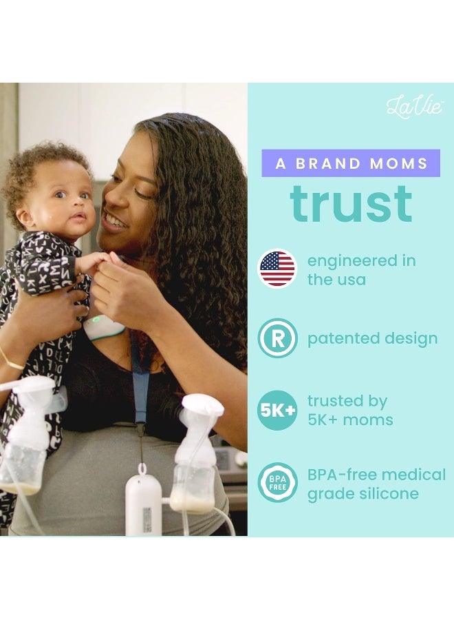 Lavie لافي إكسبيرت موصى به مدلك الرضاعة، تدفئة، دعم الرضاعة الطبيعية للأنابيب المسدودة، التهاب الثدي، تحسين تدفق الحليب، احتقان، درجة طبية (تقنية مسجلة) - Image 5