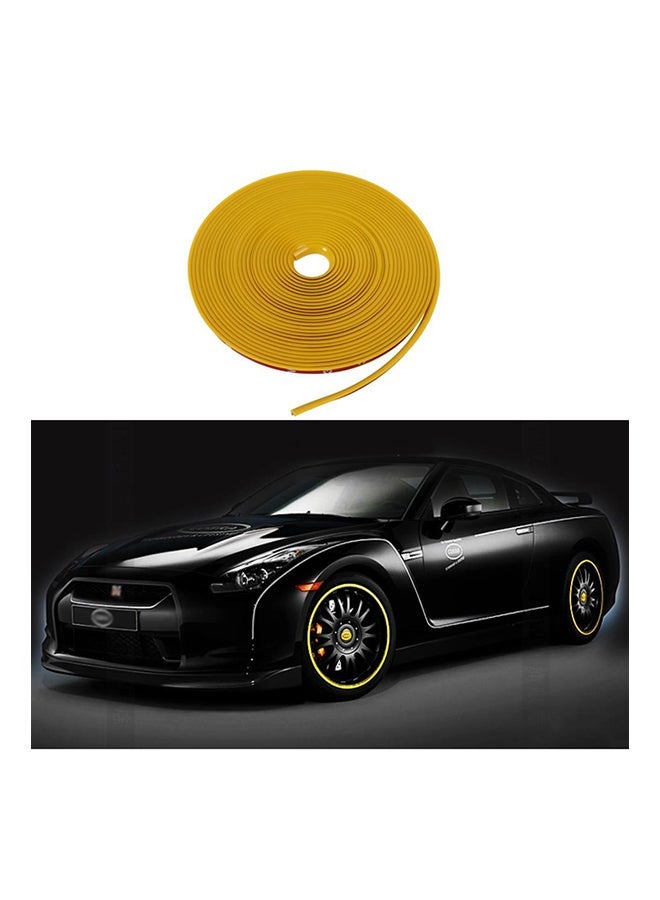 MUNTAQI Auto Car Tyre Rim Care Protector Wheel Sticker Strip - Image 2