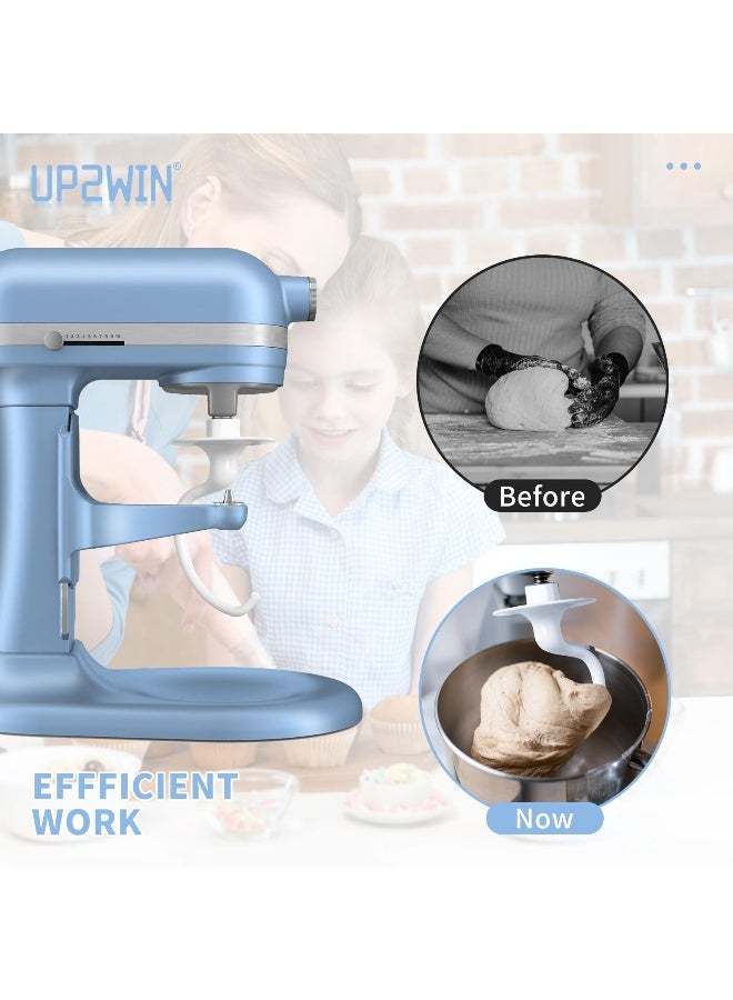 UP2WIN خطاف العجين UP2WIN C K5ADH، خطاف العجين لخلاط المطبخ لوعاء سعة 5-QT متوافق مع خلاط المطبخ كايد موديل KSM50 KSM5-K5SS - Image 5