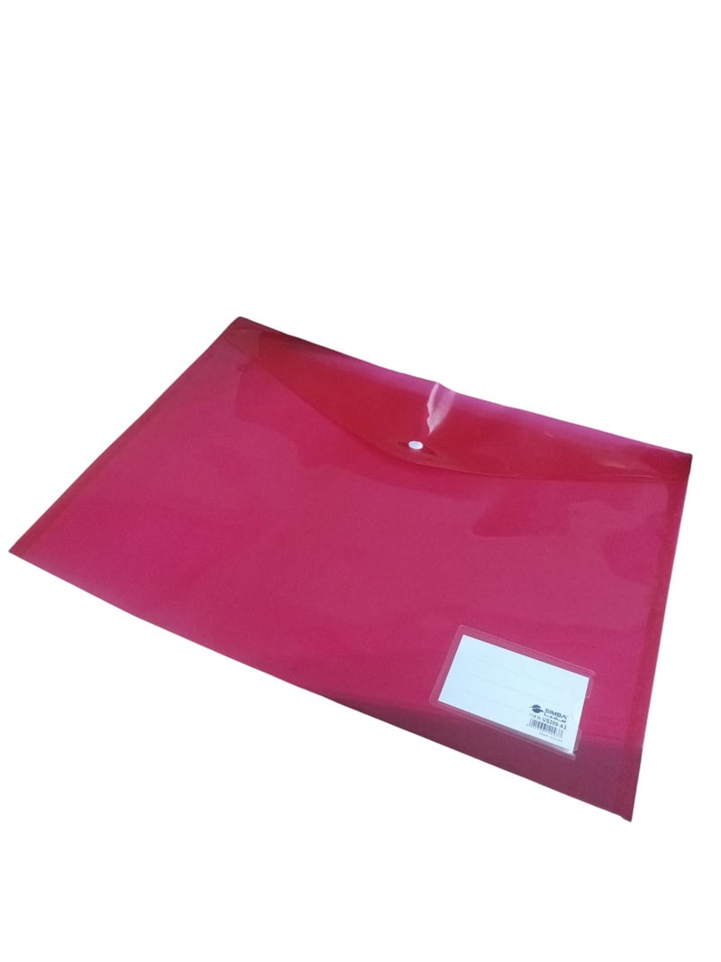 Simba Clip File A3 Red with Name Card Model US209