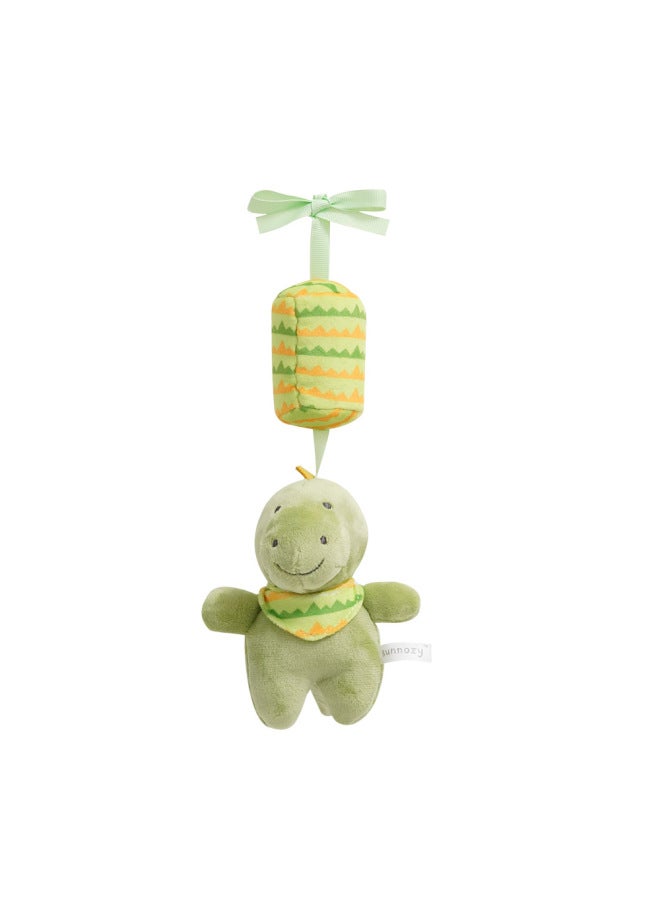 Newborn Baby Pendant European And American INS Built-in BB Cute Doll Soothing Toy Wind Chime-Color:Purple Hippopotamus-Specifications:0+M - Image 4