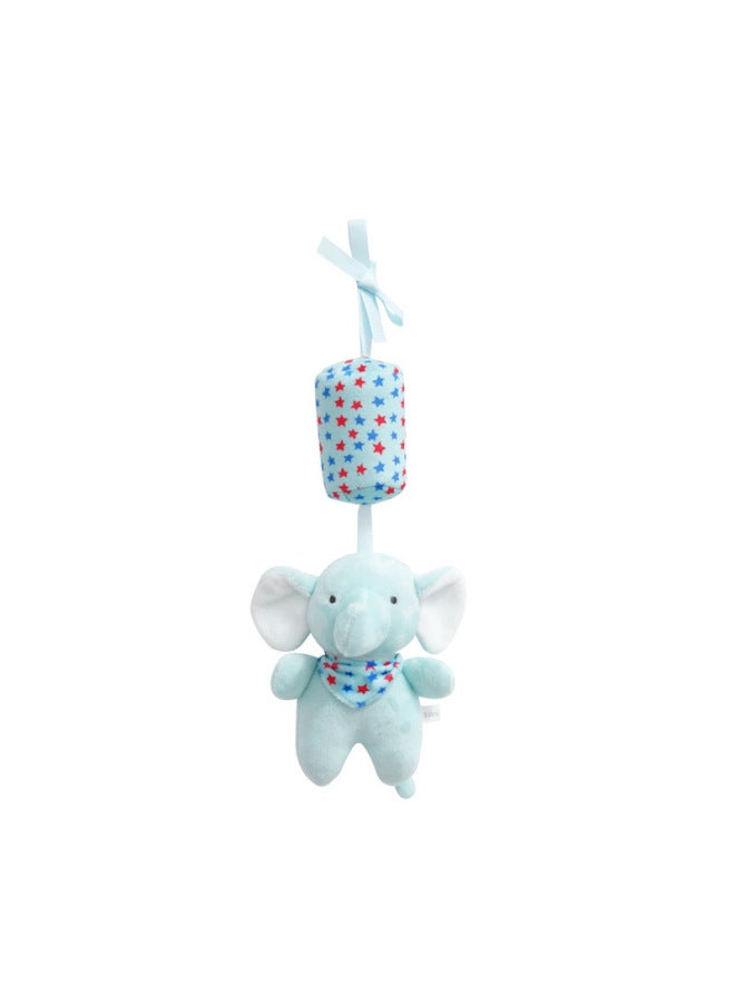 Newborn Baby Pendant European And American INS Built-in BB Cute Doll Soothing Toy Wind Chime-Color:Purple Hippopotamus-Specifications:0+M - Image 3