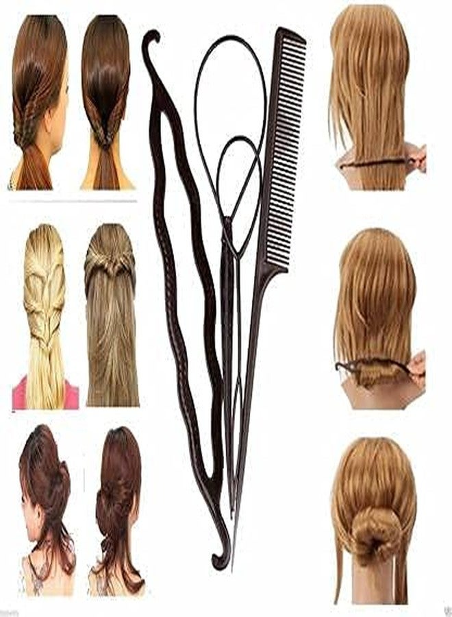 CHANDERKASH Set of 3, Professional Braids Tools/Hair Styling Kits For girls and Women Hair Accessories (8pcs) - Image 3
