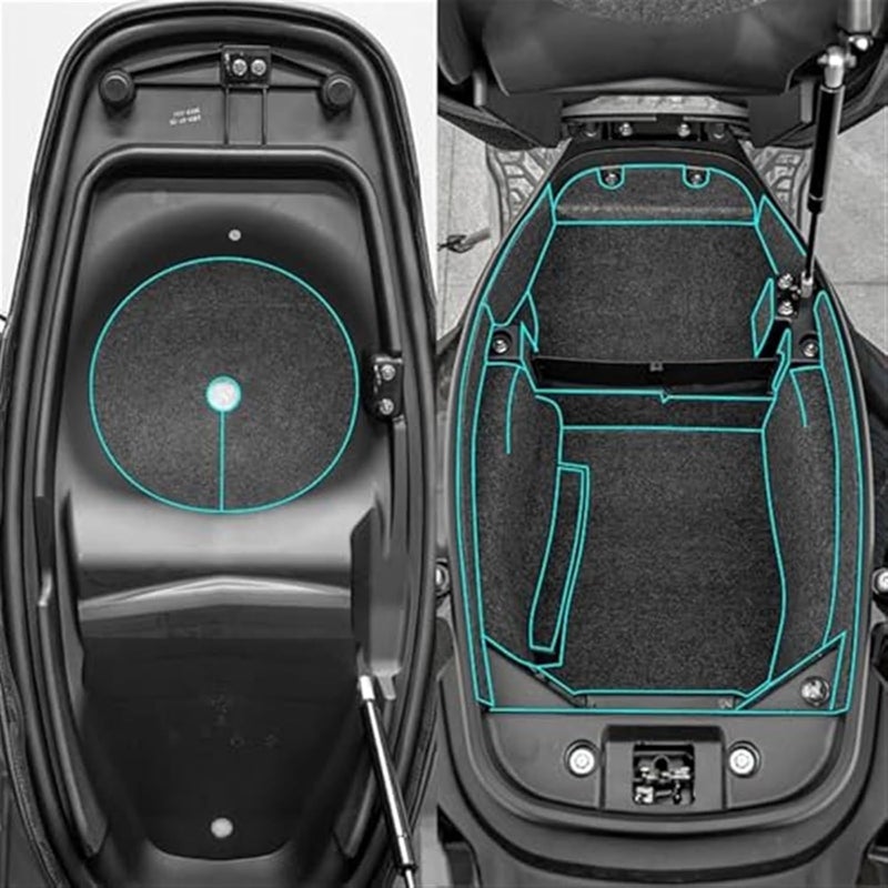 QASULER Waterproof Rear Trunk Cargo Liner for KYMCO