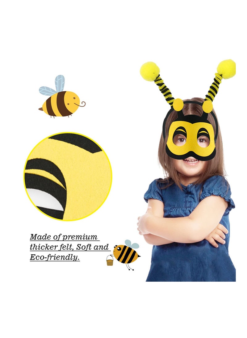 Zikra Kids Bee Ladybug Costume for Girls Boys Lady Bug Toys Dress Up Cape Mask and Antenna Headband as Party Favors Gifts - Image 4