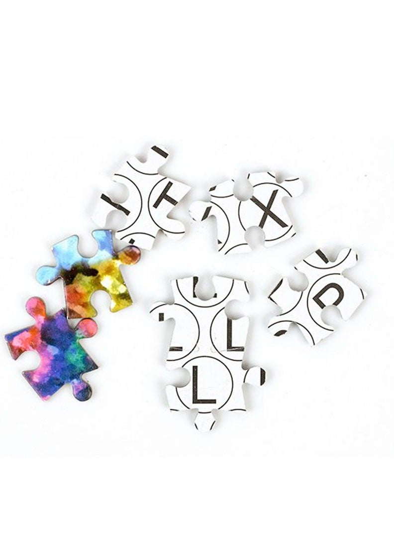 أحجية شجرة مكونة من 1000 قطعة للكبار والأطفال – لوحة أحجية كبيرة بحجم 50×75 سم برسمة شجرة جميلة للمتعة التعليمية والاسترخاء - Image 4