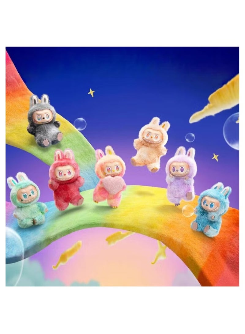 POP MART Cute Bubble Labubu Plush Toy Trendy Blind Box, Vinyl Face Macaron Doll Pendant  - Image 4