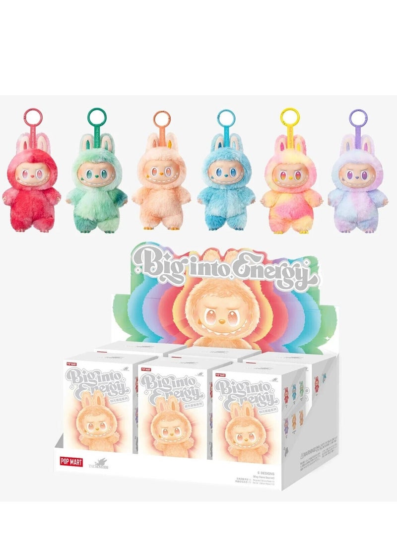 POP MART Cute Bubble Labubu Plush Toy Trendy Blind Box, Vinyl Face Macaron Doll Pendant  - Image 3