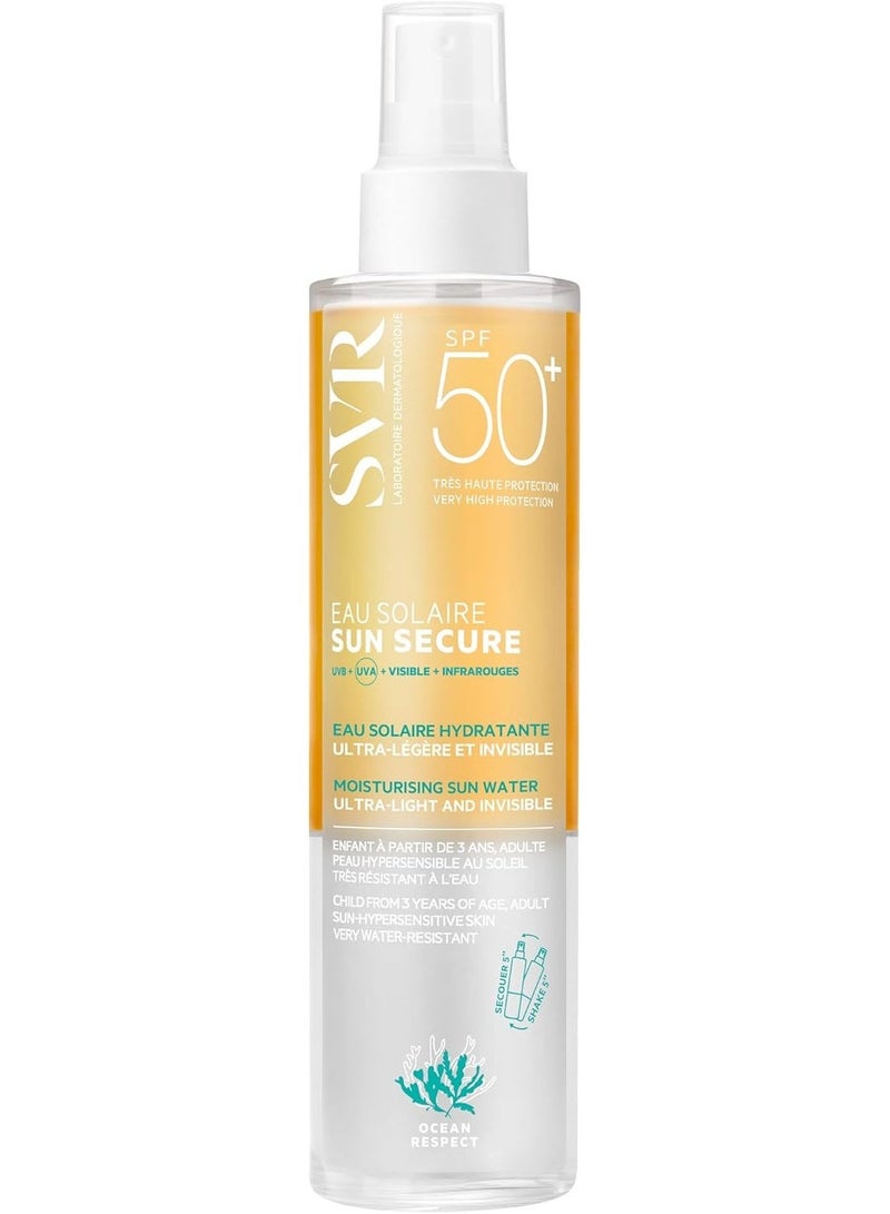 اس في أر ماء الشمس المرطب Svr Sun Secure SPF 50+ خفيف للغاية وغير مرئي 200 مل - Image 1