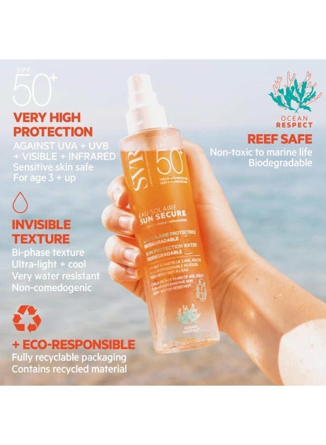 اس في أر ماء الشمس المرطب Svr Sun Secure SPF 50+ خفيف للغاية وغير مرئي 200 مل - Image 4