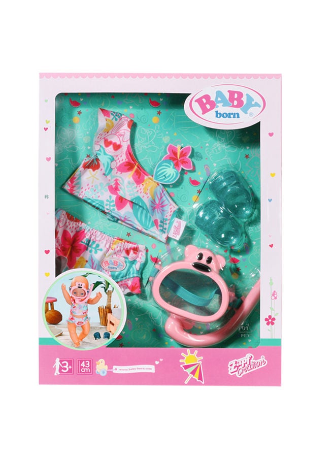 Baby Born Holiday Deluxe Bikini Set 43cm - Image 1