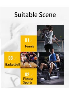 Ant Unique Sports Breathable Wristband, Keep Warm Wristband Running Sports Protective Gear for Tennis Basketball Running Gym Working Out Black  - Image 5